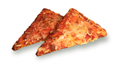 Klobásový pizza plátok